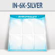 �������������� ����� � 6 ��������� �4 ������� (IN-6K-SILVER)